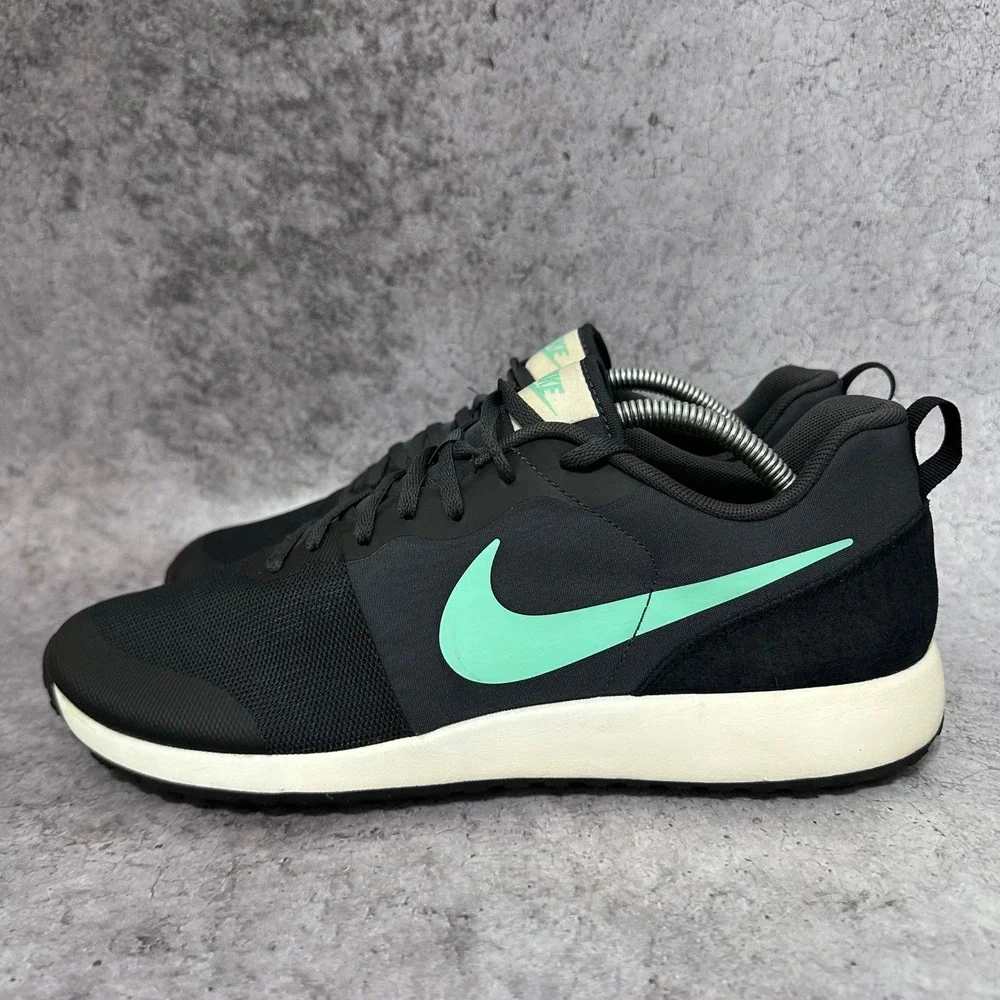 Nike Elite Shinsen Mens Size 11 Dark Grey Green Glow Sneakers 801780-030 Low Top